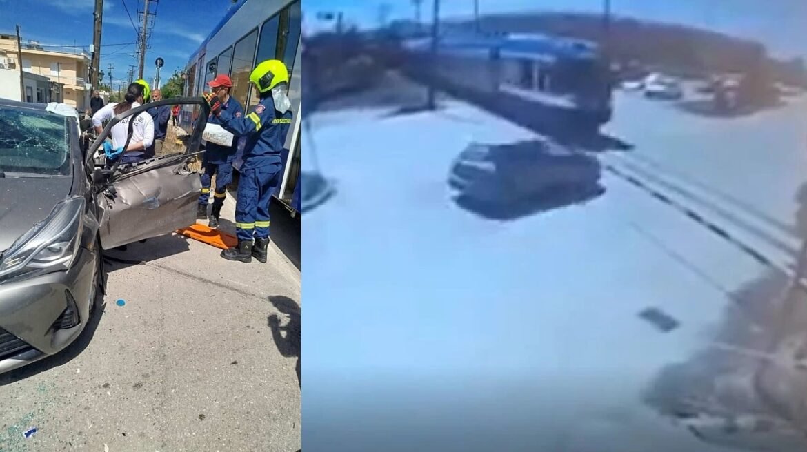 Πάτρα: Θαύμα στη σιδηροδρομική τραγωδία – Οδηγός σώθηκε μετά από σύγκρουση με τρένο! Δείτε το βίντεο-σοκ!