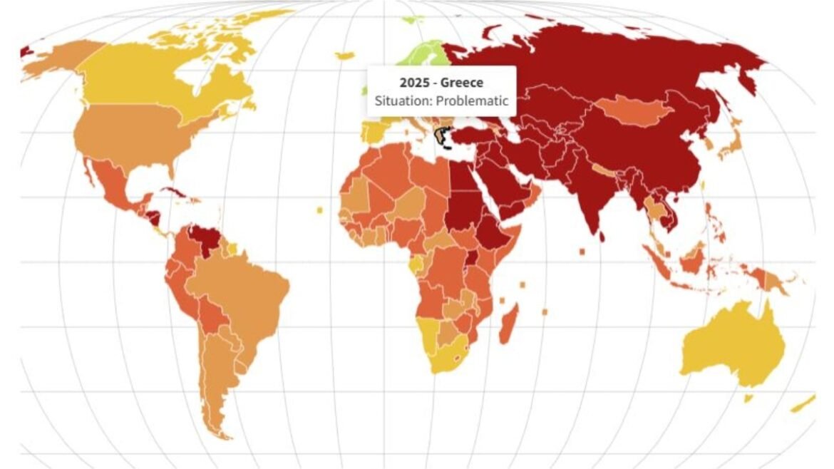 «Σοκ για την Ελευθερία του Τύπου: Η Ελλάδα στην 89η θέση παγκοσμίως, πίσω και από την Ουγγαρία του Όρμπαν»