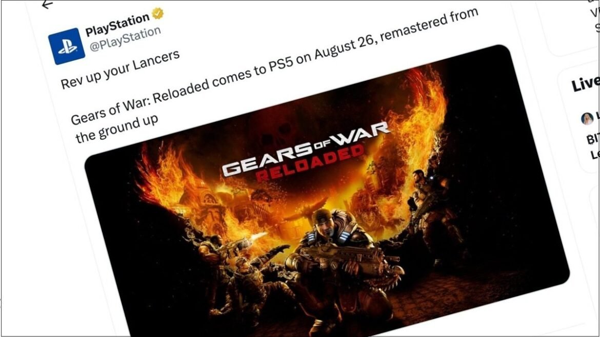 Το PlayStation Αποκαλύπτει την Ανυπομονησία για το Gears of War: Reloaded!