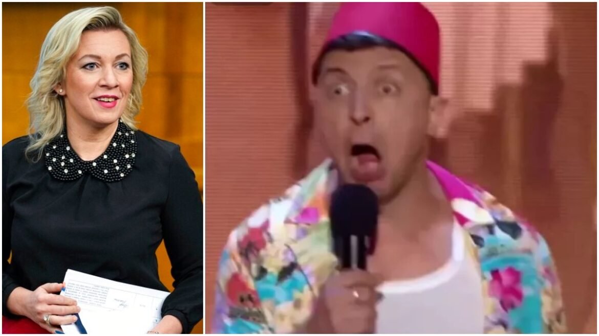 «Ζαχάροβα: Το παλιό βίντεο του Ζελένσκι που αποκαλύπτει τον «κλόουν» ρόλο του»