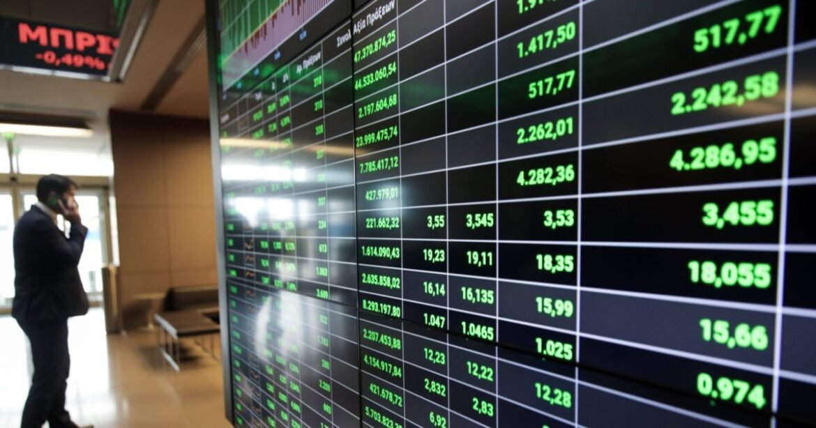 Χρηματιστήριο Αθηνών: Πτώση 0,72% στην εκκίνηση – Οι ευρωπαϊκές μετοχές σε καθοδική πορεία