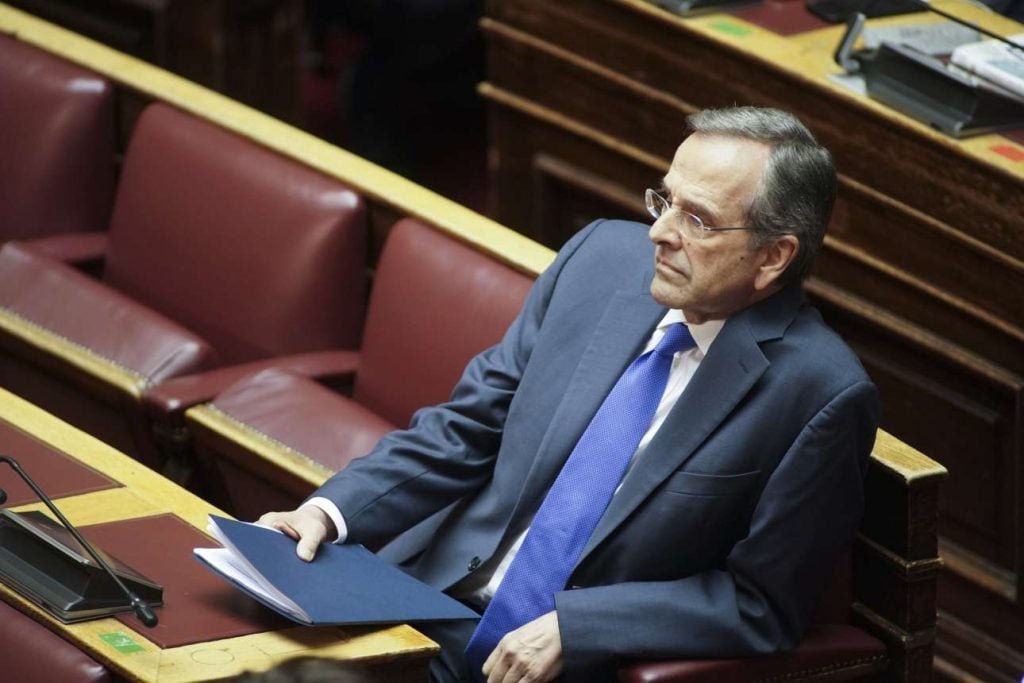 «Σαμαράς: Η κυβέρνηση Μητσοτάκη δεν εκπροσωπεί τη ΝΔ»