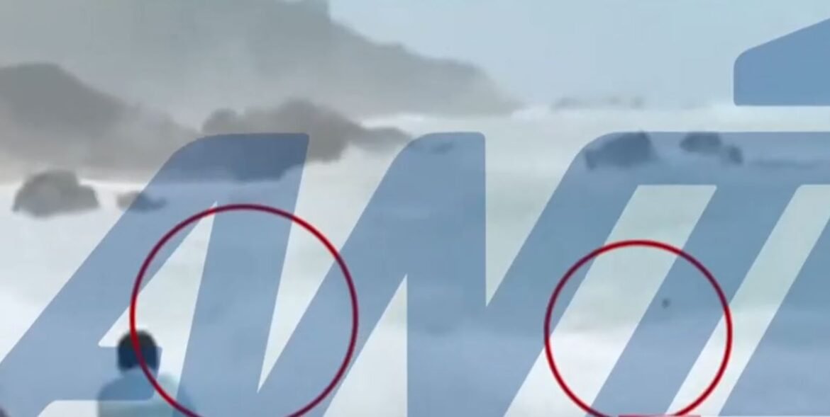 «Συγκλονιστικό βίντεο: Ο 30χρονος αγωνίζεται με τα κύματα στη Λευκάδα»