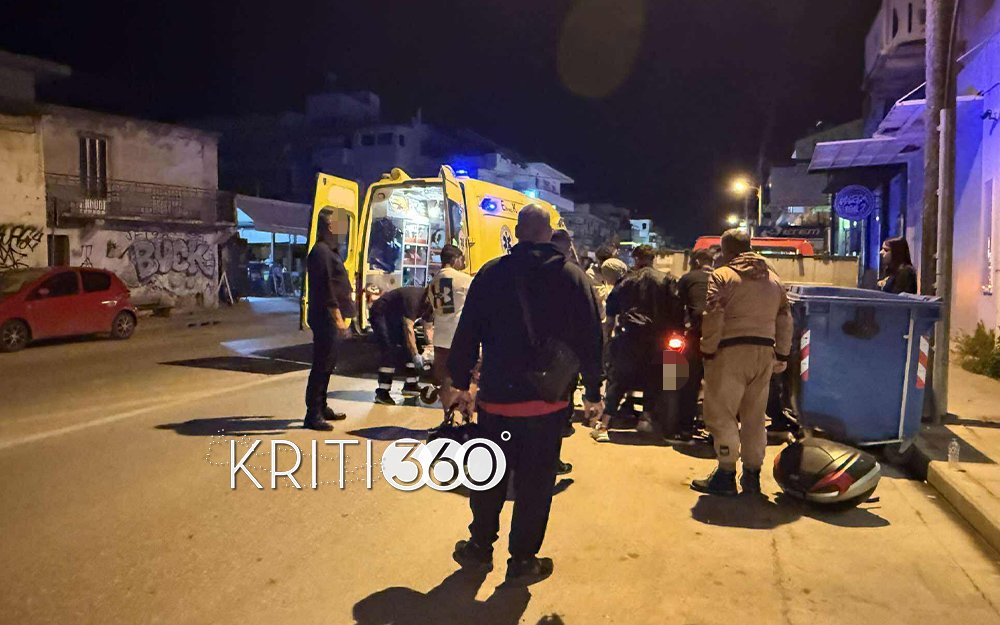 Χανιά: 37χρονος Γερμανός τραυματίστηκε σε τροχαίο με μηχανή