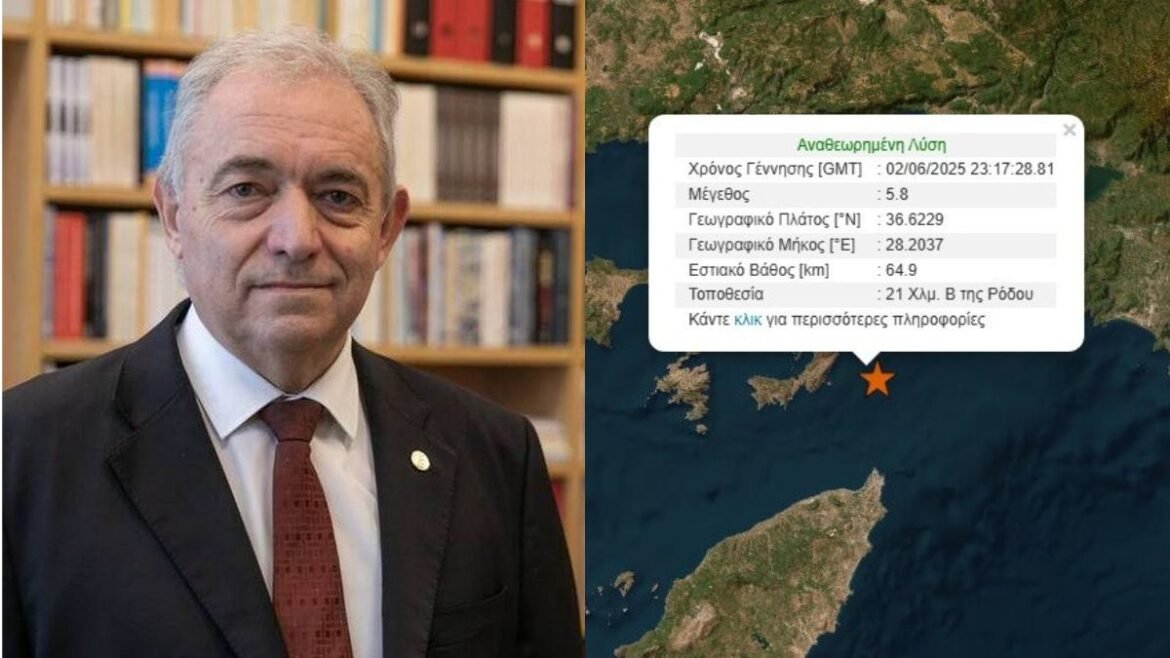 «Σεισμική Δόνηση στην Ρόδο: Οι Αποκαλύψεις του Ευθύμη Λέκκα στο enikos.gr»
