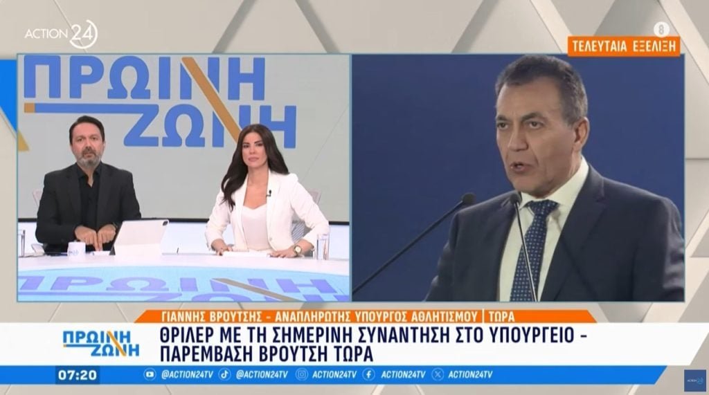 «Βρούτσης: Αλλαγή πλεύσης για την παρουσία Γιαννακόπουλου και Αγγελόπουλων»