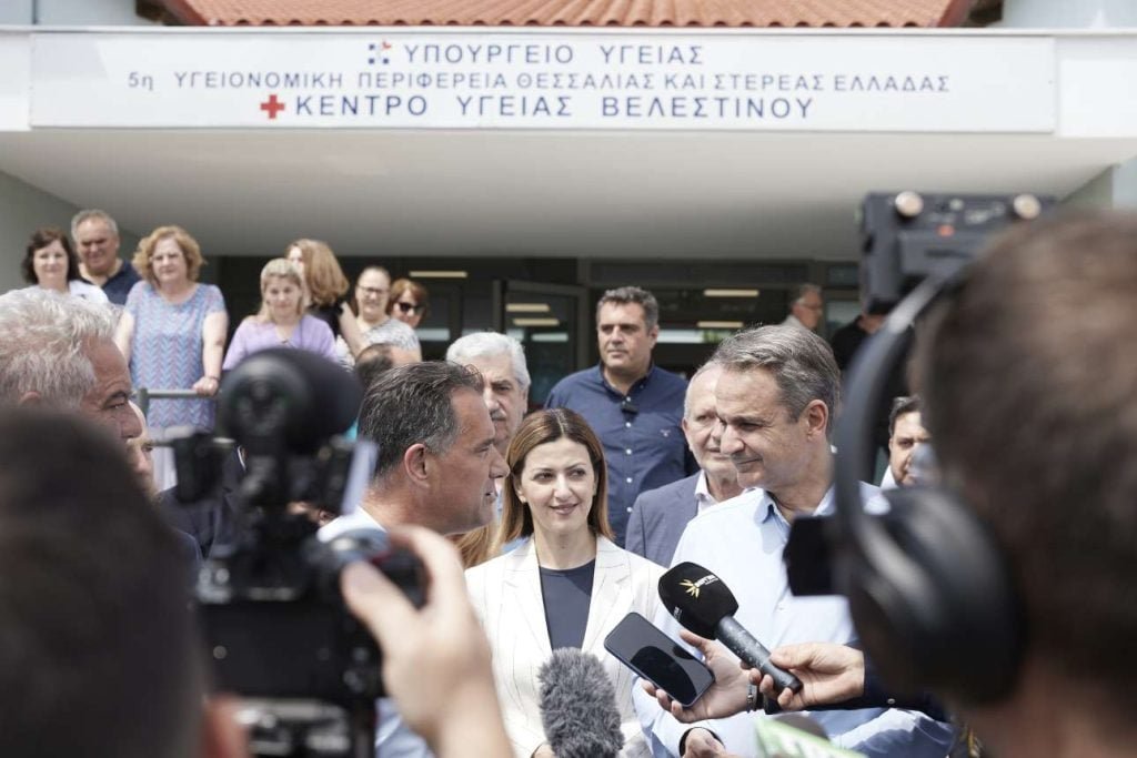 «Μητσοτάκης εγκαινιάζει το «κόσμημα» Κέντρο Υγείας Βελεστίνου: Συγχαρητήρια και ευχές για αχρείαστο μέλλον»