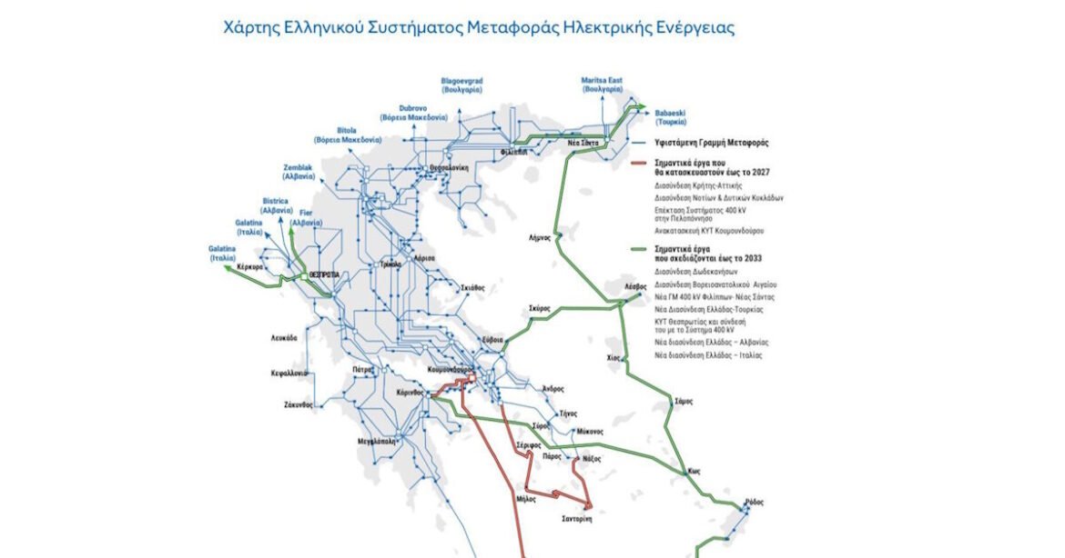 O χάρτης των έργων υποδομών σε όλη την Ελλάδα – Όλα τα οδικά, σιδηροδρομικά, ενεργειακά και τηλεπικοινωνιακά δίκτυα