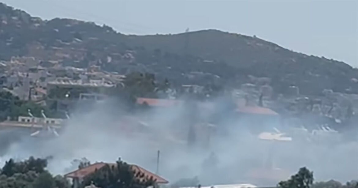Φωτιά κοντά στο Σισμανόγλειο στο Μαρούσι