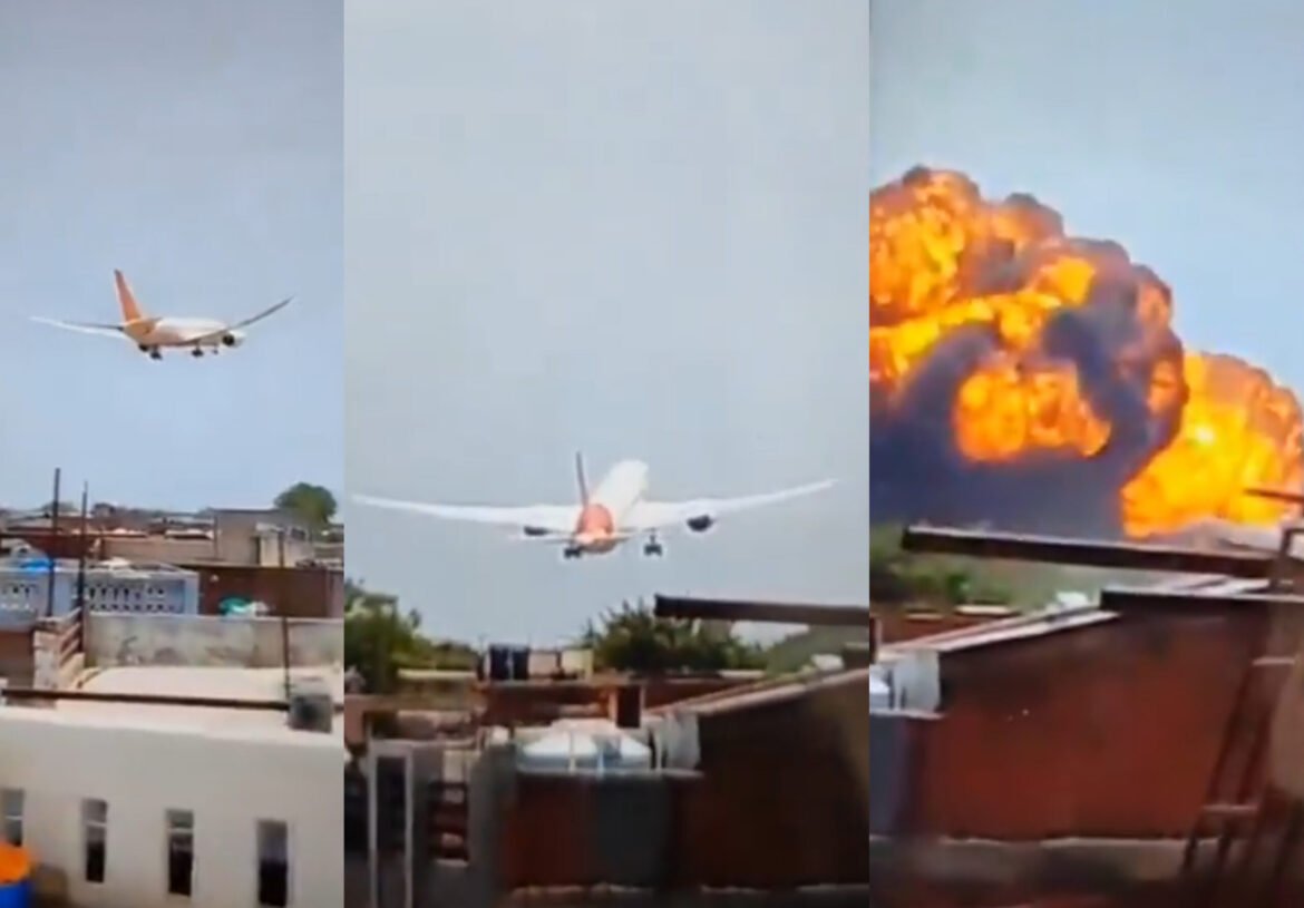 Ινδία: Συγκλονιστικό βίντεο από τη στιγμή της συντριβής του αεροπλάνου της Air India