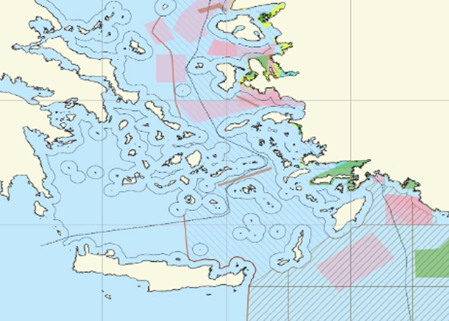 Κόβει στη μέση το Αιγαίο – Χάρτη στην UNESCO ανάρτησε η Τουρκία για τον θαλάσσιο χωροταξικό σχεδιασμό