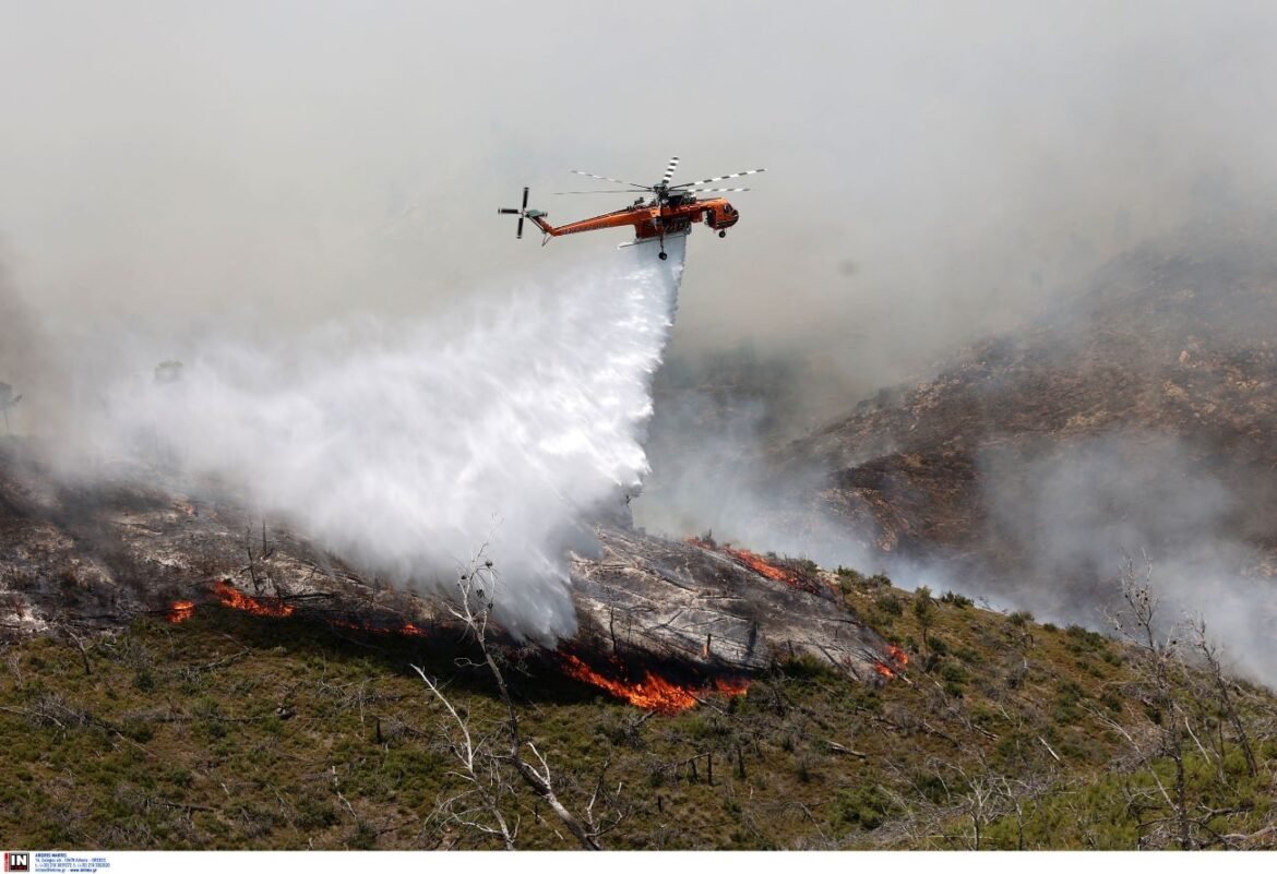 Υψηλός ο κίνδυνος πυρκαγιάς σήμερα – Οι περιοχές που βρίσκονται σε «κίτρινο» συναγερμό