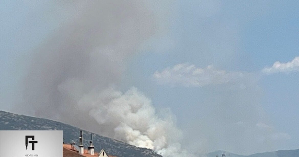 Φωτιά στη Δράμα στην περιοχή Χωριστή: Σηκώθηκαν 8 αεροσκάφη