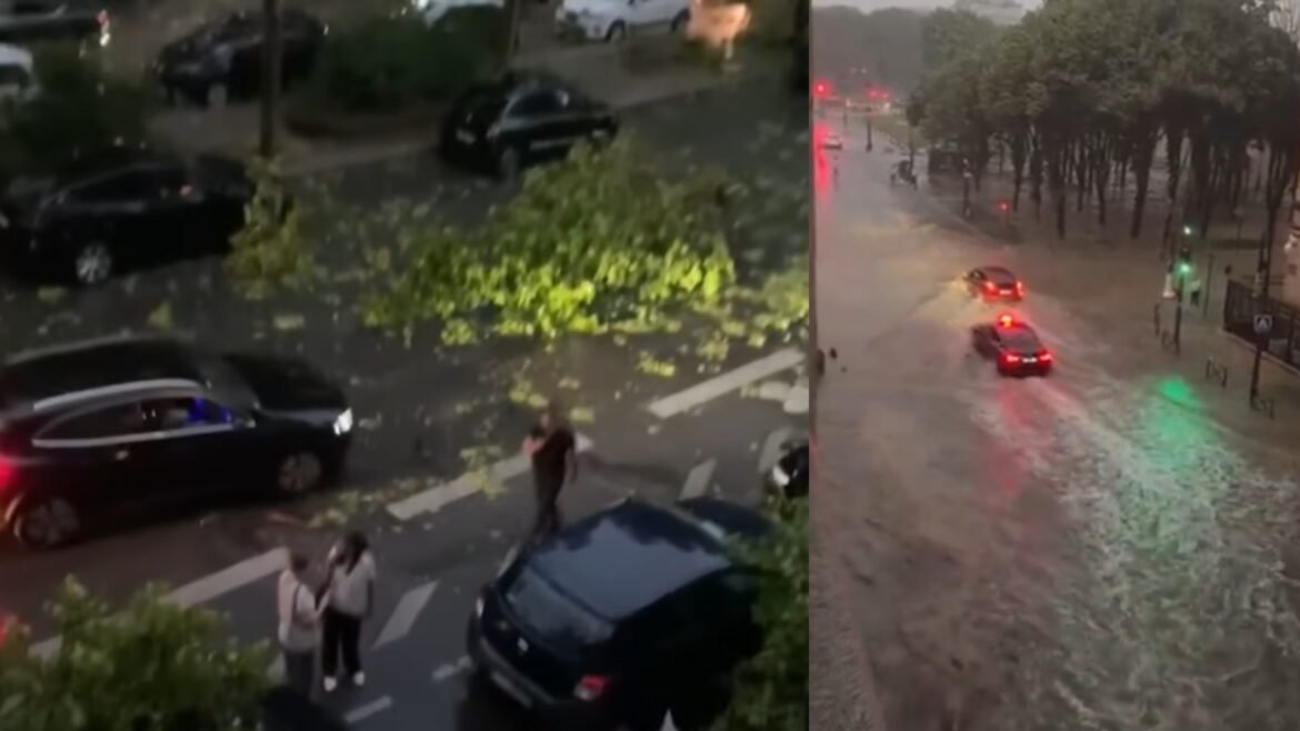 Καταστροφικές καταιγίδες στο Παρίσι: Δύο νεκροί, 17 τραυματίες και 100.000 σπίτια χωρίς ρεύμα (βίντεο)