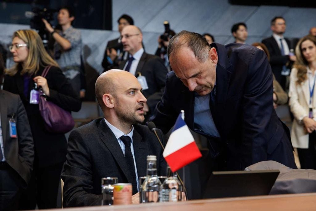 Γεραπετρίτης με Μπαρό: Ελλάδα-Γαλλία Συμμαχία και για τη Λιβύη