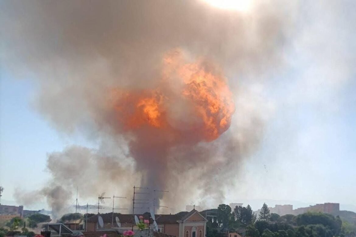 Τεράστια έκρηξη σε βενζινάδικο στη Ρώμη με πολλούς τραυματίες – Τρομακτικές εικόνες