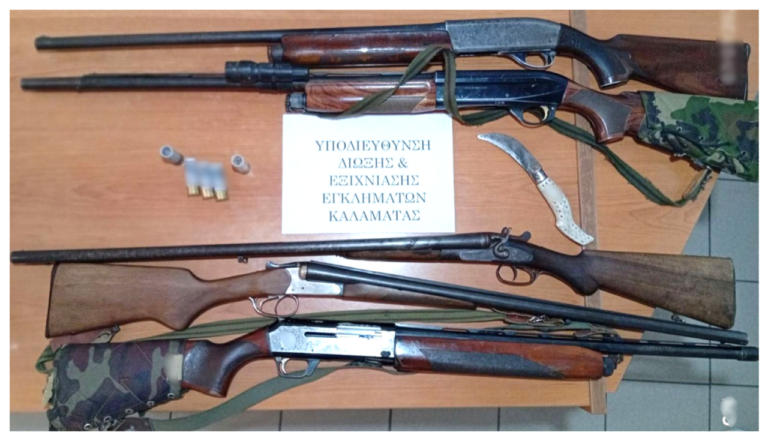 Καλαμάτα: Συνελήφθη 67χρονος για απόπειρα ανθρωποκτονίας σε βάρος οικογένειας Ρομά – Πυροβόλησε το όχημά