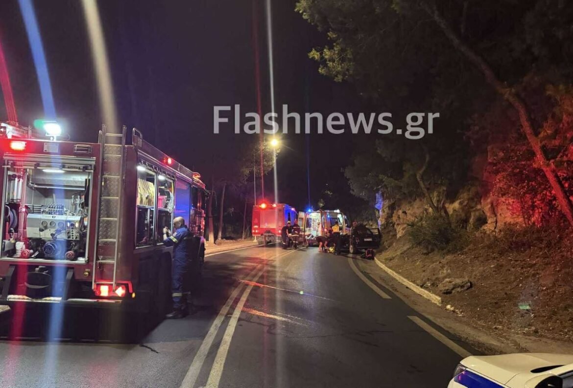 Τροχαίο στα Χανιά: Μια νεκρή και μια σοβαρά τραυματισμένη – Επιχείρηση απεγκλωβισμού από την Πυροσβεστική –