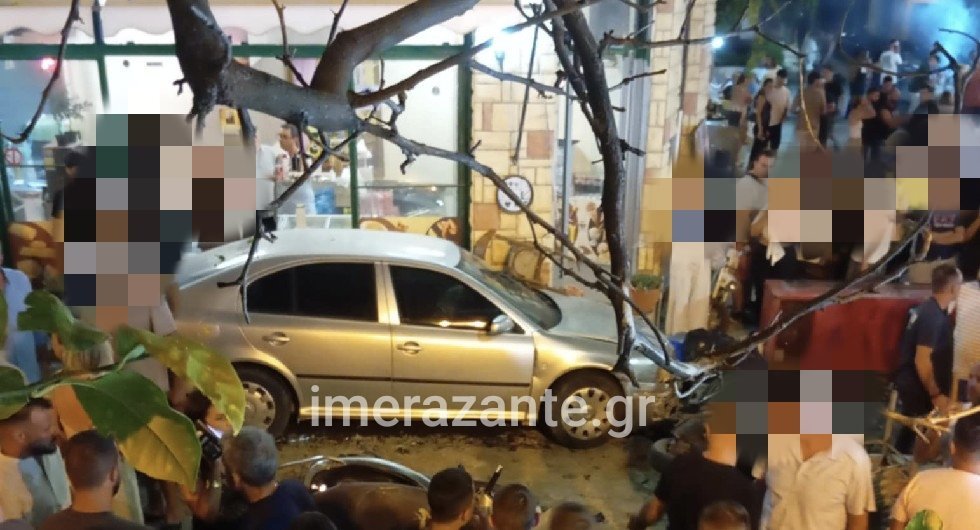 Ζάκυνθος: Αυτοκίνητο εκτός ελέγχου παραλίγο να πέσει πάνω σε πιστούς στο πανηγύρι της Αγίας Μαύρας