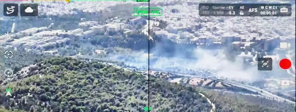 Πολυτεχνειούπολη: Πώς τα drones «πρόλαβαν» την εξάπλωση της φωτιάς