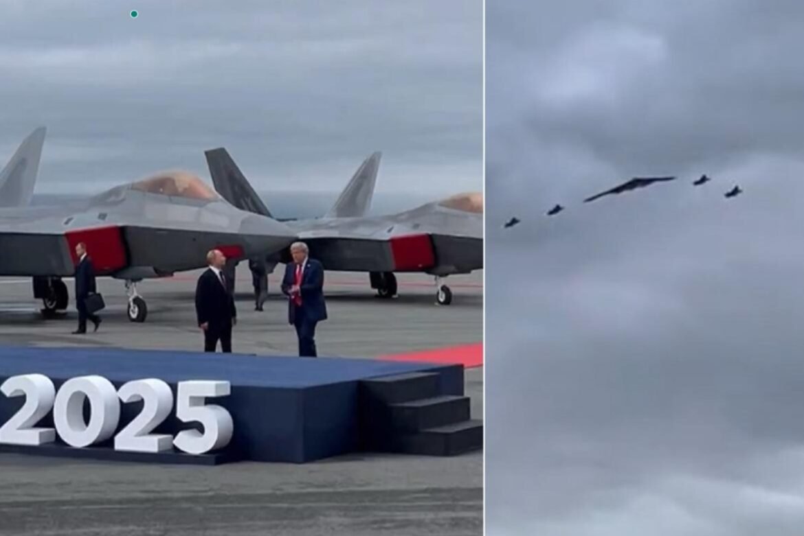 Η αντίδραση Πούτιν – Τραμπ όταν πέταξαν από πάνω τους F-35 και Β-2 βομβαρδιστικό