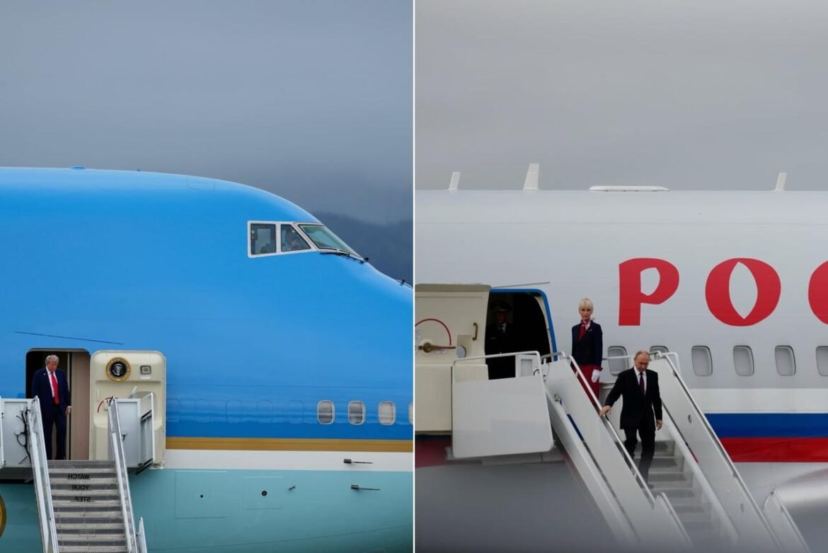 Αλάσκα: Η σύγκριση Air Force One και Ilyushin Il-96 – Η σπάνια κοινή εμφάνιση των Προεδρικών αεροπλάνων