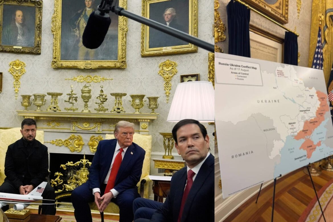 Λευκός Οίκος: Ο μεγάλος χάρτης με τις περιοχές της Ουκρανίας που έχει καταλάβει η Ρωσία