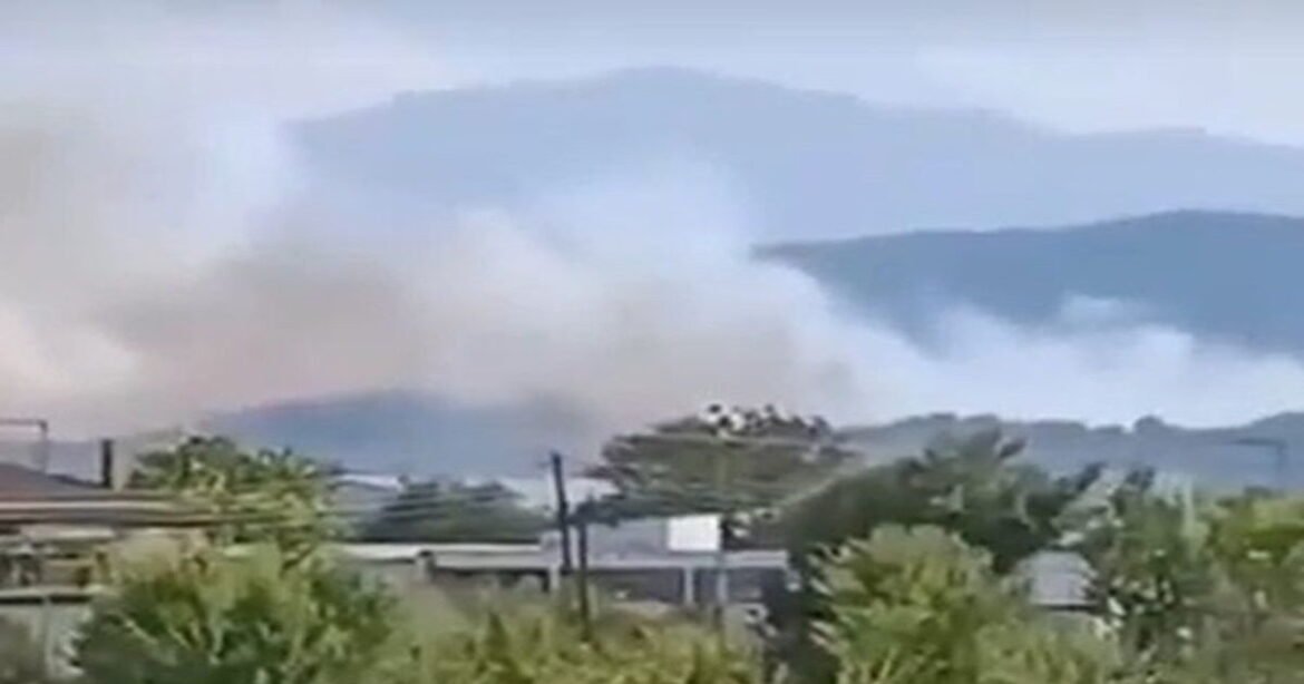 Φωτιά στην Κρύα Βρύση Καρδίτσας – Ήχησε το 112 για «ετοιμότητα»