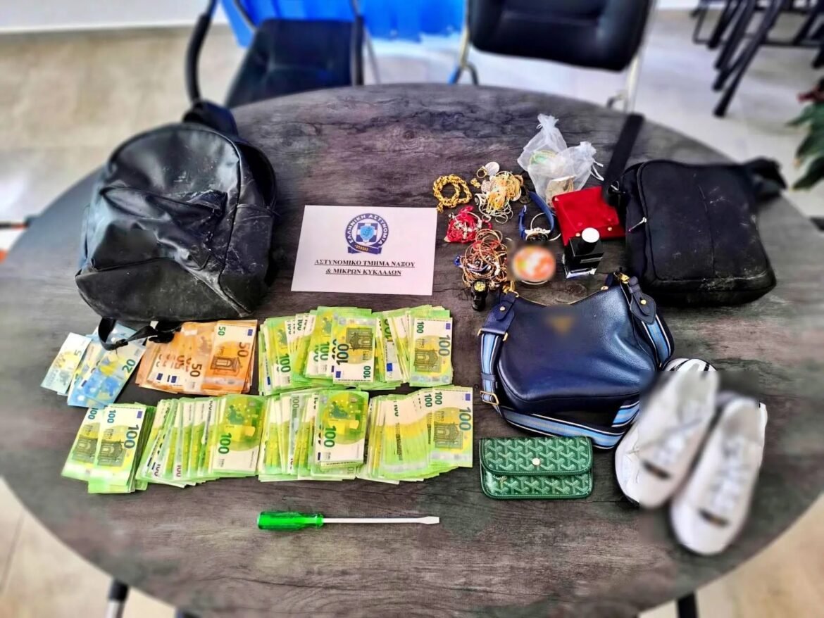 Νάξος: Η ανακοίνωση της ΕΛΑΣ για την επ’ αυτοφώρω σύλληψη διαρρήκτη – Αναζητούνται οι 2 συνεργοί του,