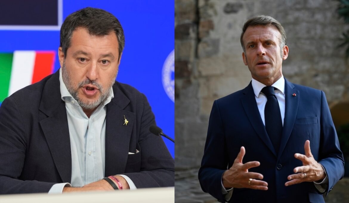 Ο Σαλβίνι προκαλεί τον Μακρόν για τη Ρωσία: «Ας φορέσει ένα κράνος και ας πάει να πολεμήσει μόνος του»