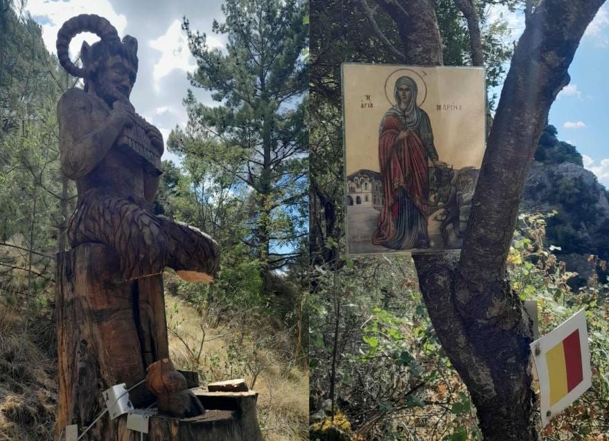 Αρκαδία: Βανδαλίστηκε το άγαλμα του Πάνα στη Στεμνίτσα – «Έριξαν φέιγ βολάν χριστιανικού περιεχομένου κοντά