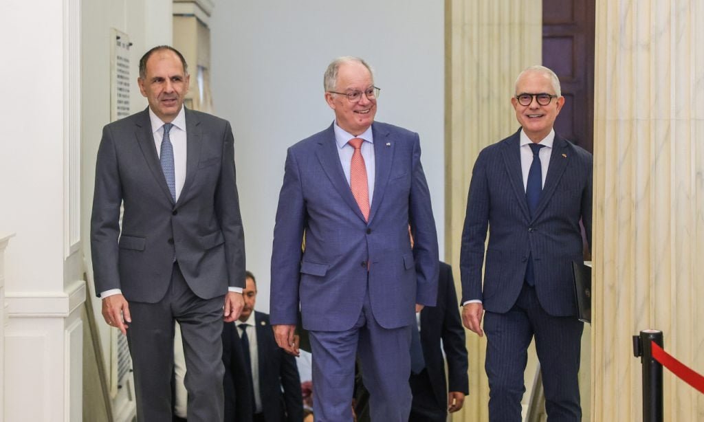 Τασούλας με Γεραπετρίτη: Είμαστε με το Διεθνές Δίκαιο