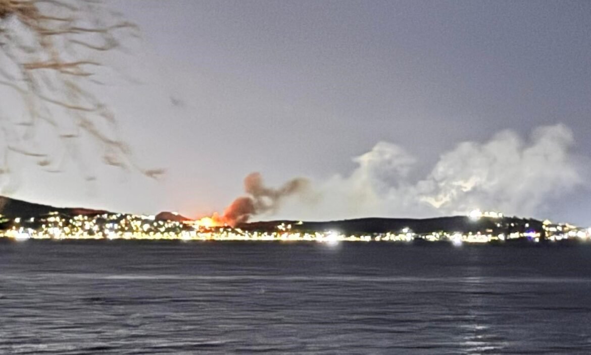 Φωτιά κοντά σε σπίτια στην Σαλαμίνα – Ήχησε το 112 για ετοιμότητα