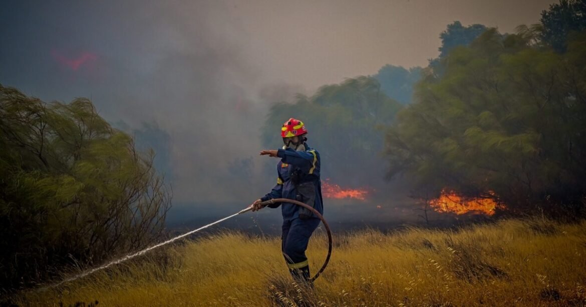 Φωτιά στα Γρεβενά: Μεγάλη η κινητοποίηση της πυροσβεστικής – Ήχησε το 112