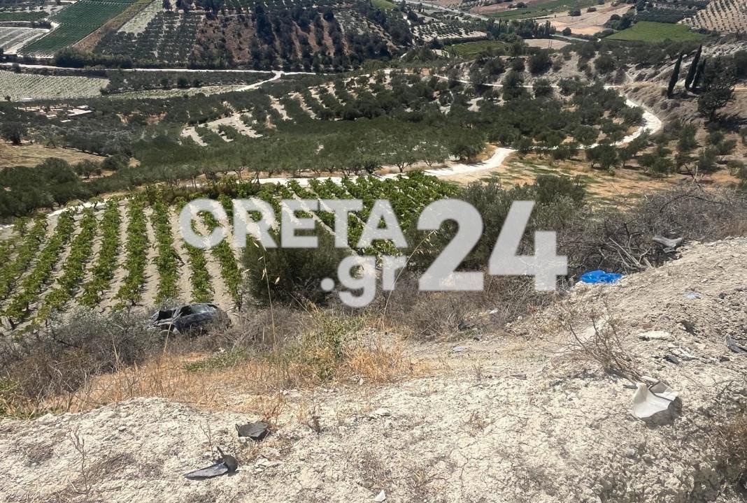 Ηράκλειο: Αυτοκίνητο έπεσε σε γκρεμό, νεκρός ο οδηγός – «Έφυγε μαρσαρισμένος, κάτι θα είχε πάθει» λέει