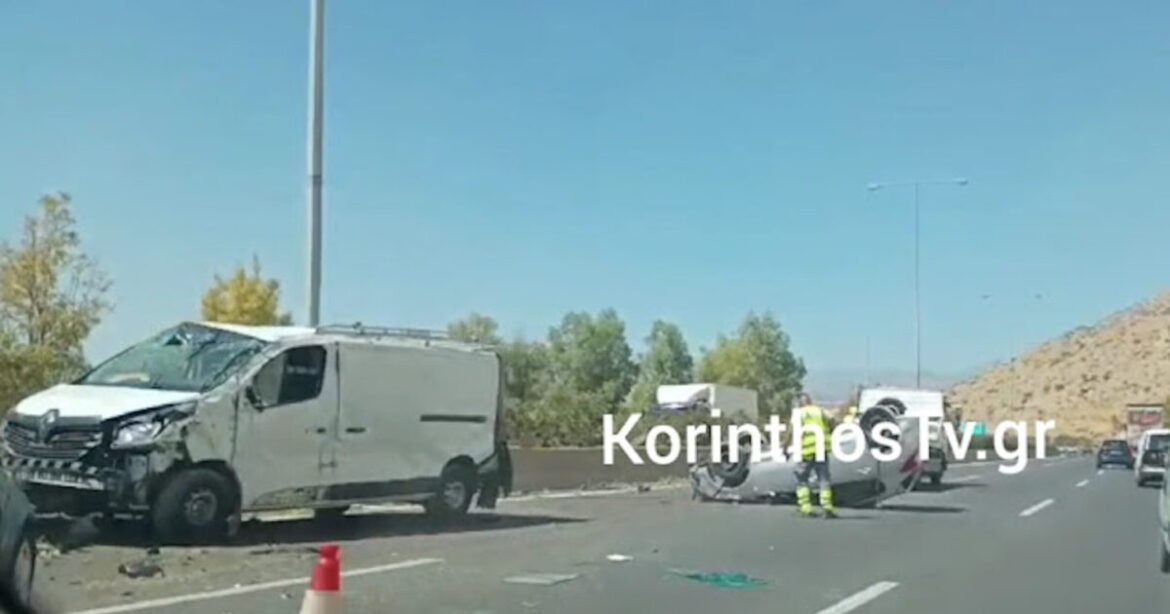 Άνω Λιόσια: Σφοδρή σύγκρουση φορτηγού με νταλίκα στην Αττική οδό – Κλειστές 3 λωρίδες