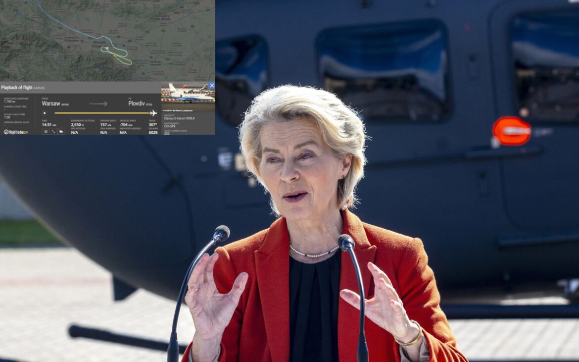 Το σουηδικό FlightRadar24 διαψεύδει ότι παρενοχλήθηκε το αεροπλάνο της Ούρσουλα – Fake news καταγγέλλουν οι Ρώσοι