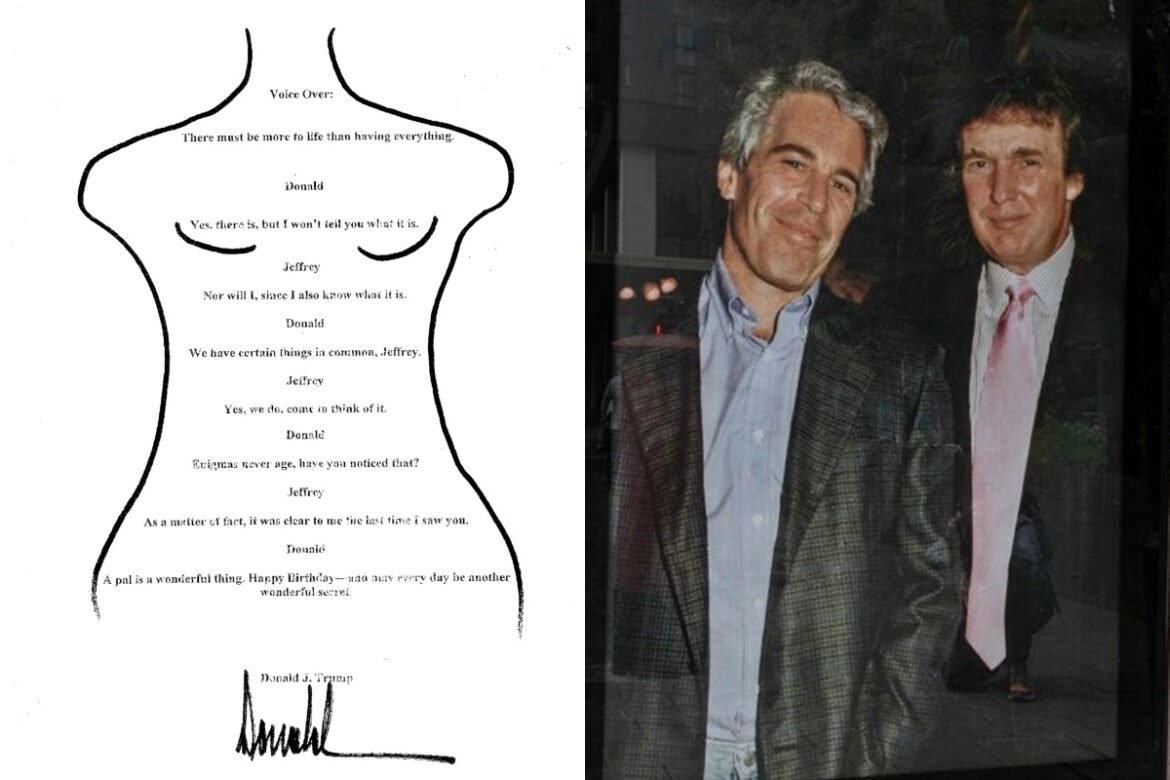 Με υπογραφή Τραμπ – Αυτό είναι το σκίτσο με ευχές στον Επστάιν