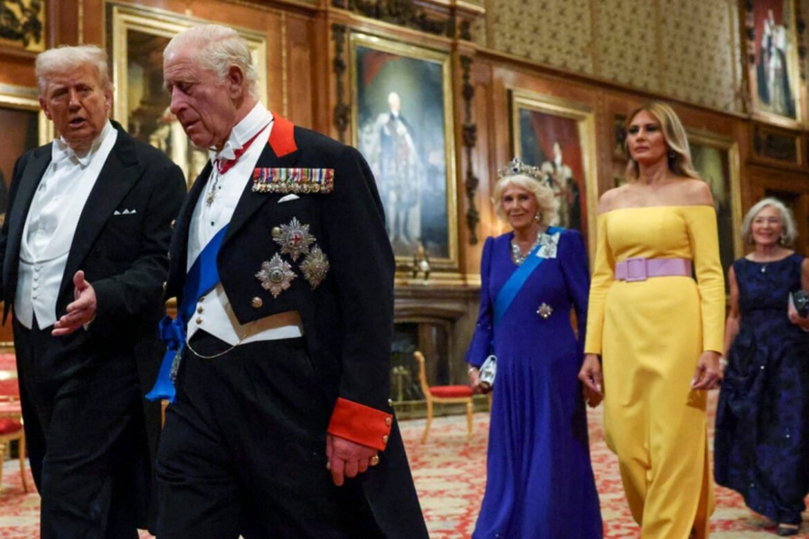 Δίχασε το κίτρινο φόρεμα της Μελάνια Τραμπ στο Ουίνδσορ – Κομψότητα ή υπερβολή