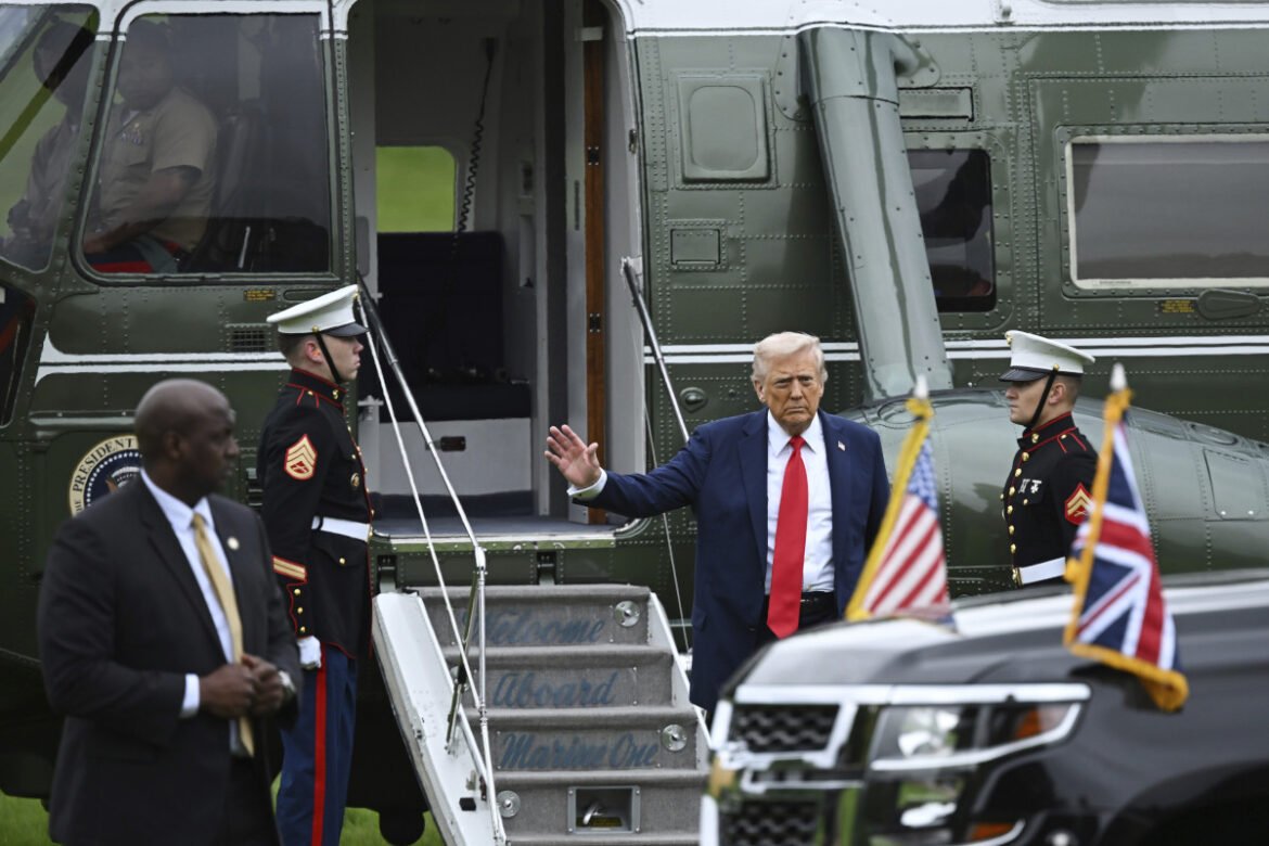 Αναγκαστική προσγείωση λόγω βλάβης στο ελικόπτερο που μετέφερε Ντόναλντ και Μελάνια Τραμπ