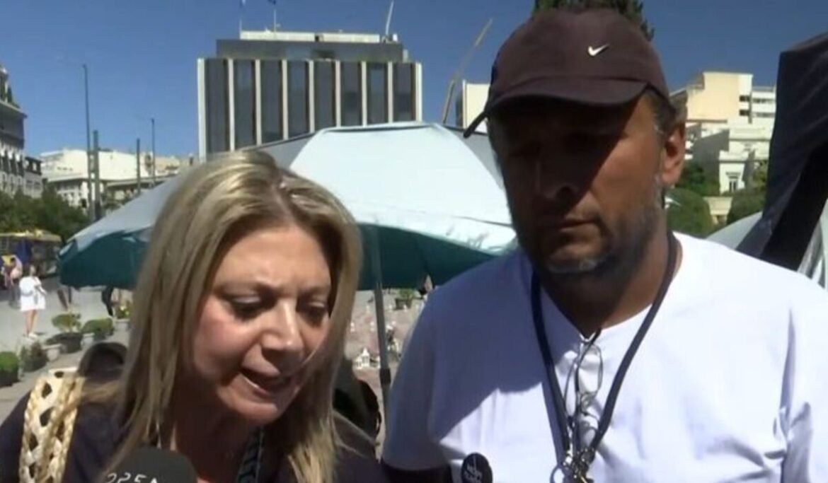 Μαρία Καρυστιανού: Στο Σύνταγμα με τον απεργό πείνας Πάνο Ρούτσι – «Έχουμε δικαίωμα στην εκταφή»