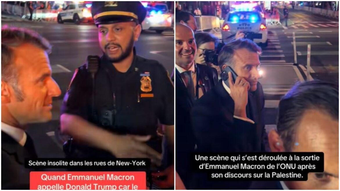 Ο Μακρόν «παγιδεύτηκε» στους δρόμους της Νέας Υόρκης – Το oncam τηλεφώνημα στον Τραμπ