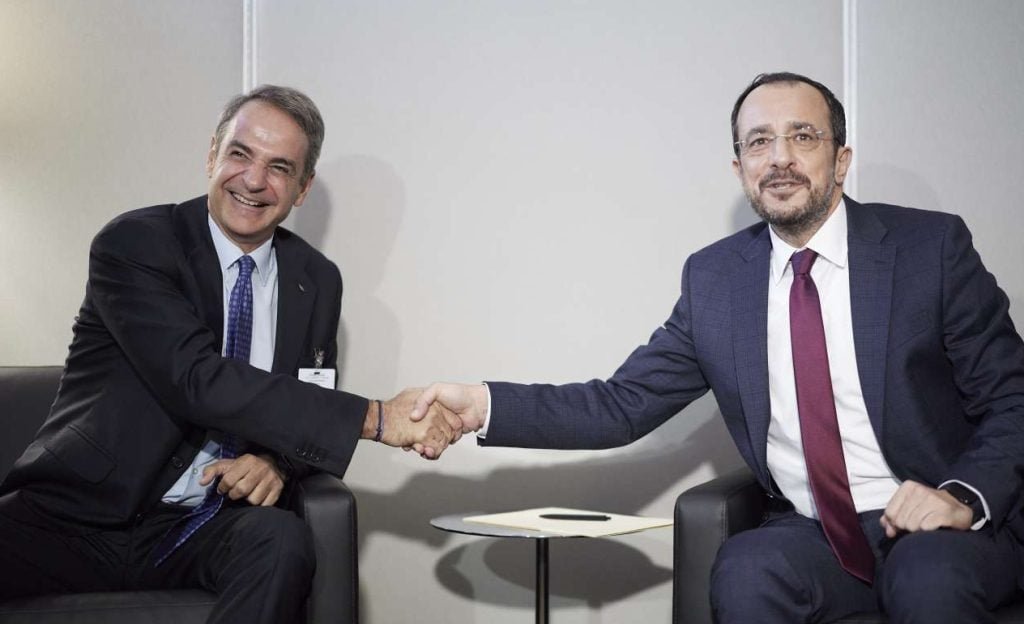 Συνάντηση Μητσοτάκη – Χριστοδουλίδη: Συντονισμός για Κυπριακό και ενεργειακά