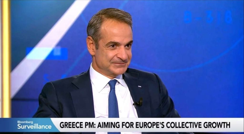 Μητσοτάκης στο Bloomberg: Θέλω αυτοδυναμία