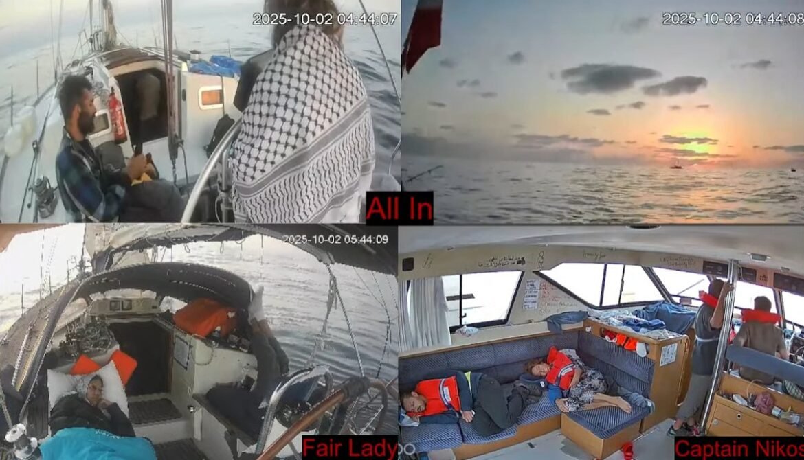 Global Sumud Flotilla: Συνεχίζουν 30 πλοία προς Γάζα – Αναχαιτίστηκε το ελληνικό «Οξυγόνο» από το Ισραήλ