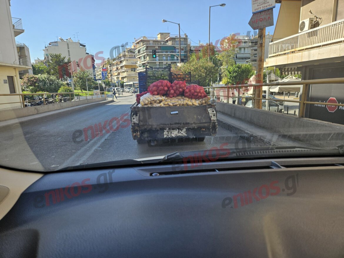 Αγροτικό κυκλοφορεί στους δρόμους χωρίς φώτα και με μία ολόκληρη… λαϊκή στην καρότσα – Φωτογραφία αναγνώστη