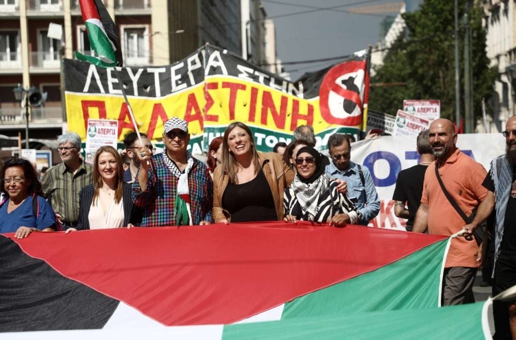 Ο στολίσκος για τη Γάζα ένωσε ΠΑΣΟΚ, ΣΥΡΙΖΑ, Πλεύση Ελευθερίας και Νέα Αριστερά