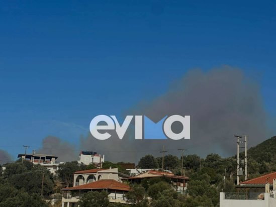 Εύβοια: Βελτιωμένη η εικόνα της φωτιάς – Ενισχύθηκαν οι δυνάμεις της Πυροσβεστικής