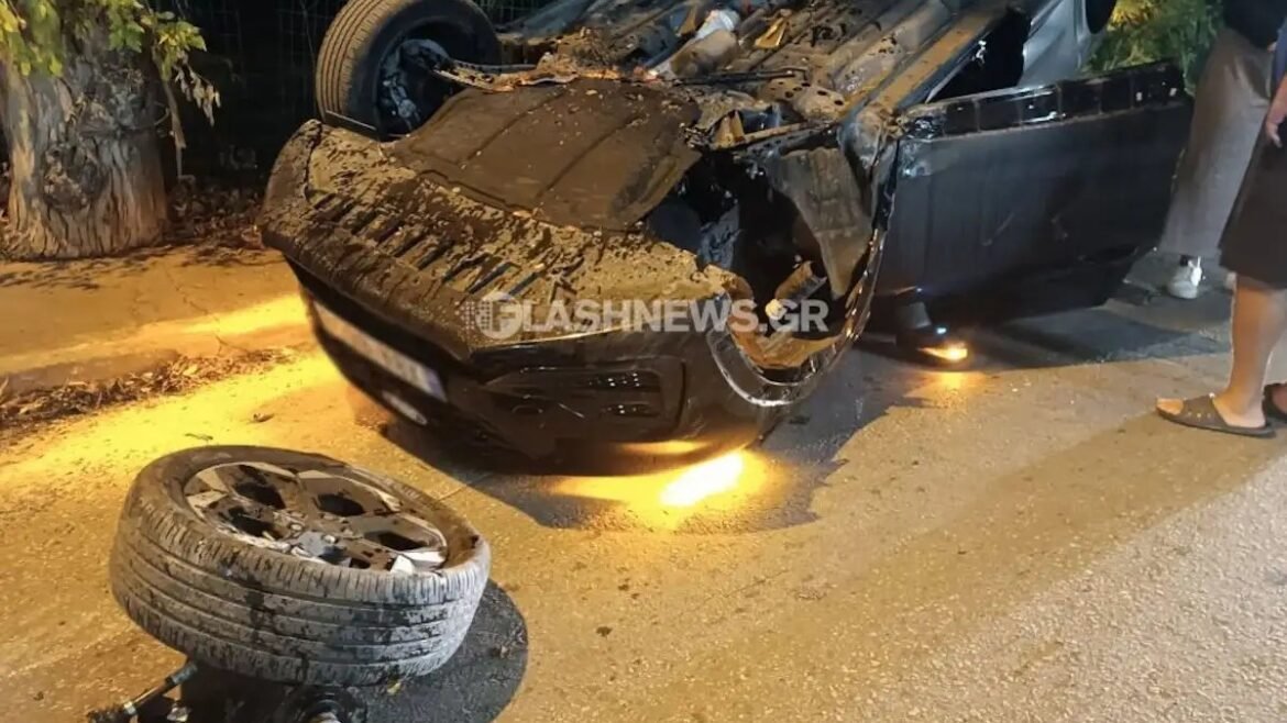 Χανιά: Σοβαρό τροχαίο στην Λεωφόρο Σούδας – Αυτοκίνητο εξετράπη της πορείας του και καρφώθηκε σε ευκάλυπτο –