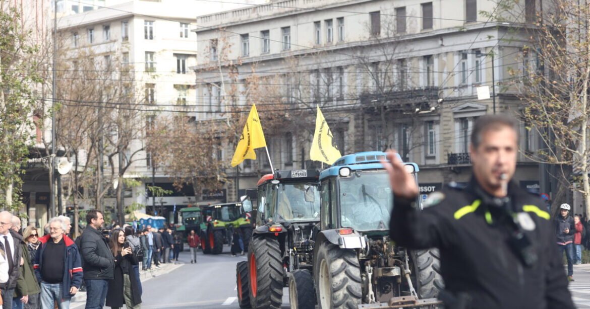 Κυκλοφοριακές ρυθμίσεις στο κέντρο της Αθήνας για συγκέντρωσης αγροτών και κτηνοτρόφων